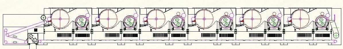 NovaStar, RS133, 6-Cylinder Recycling Machine (Rag Picker), 1500mm Cylinder Width, 800-1500 kg/hr Capacity
