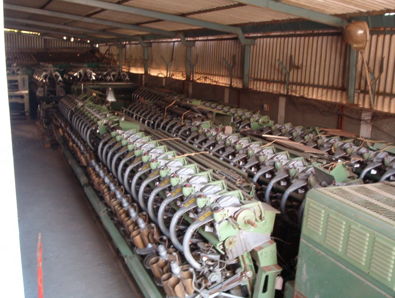 Rieter, RU 04 4604, 1995, Open End Spinning Plant, 13 Machines, 216 Rotors