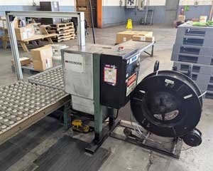 Signode, MCD710, Strapping Machine, 47" Wide x 51" Tall Chute, 220V 3 Phase