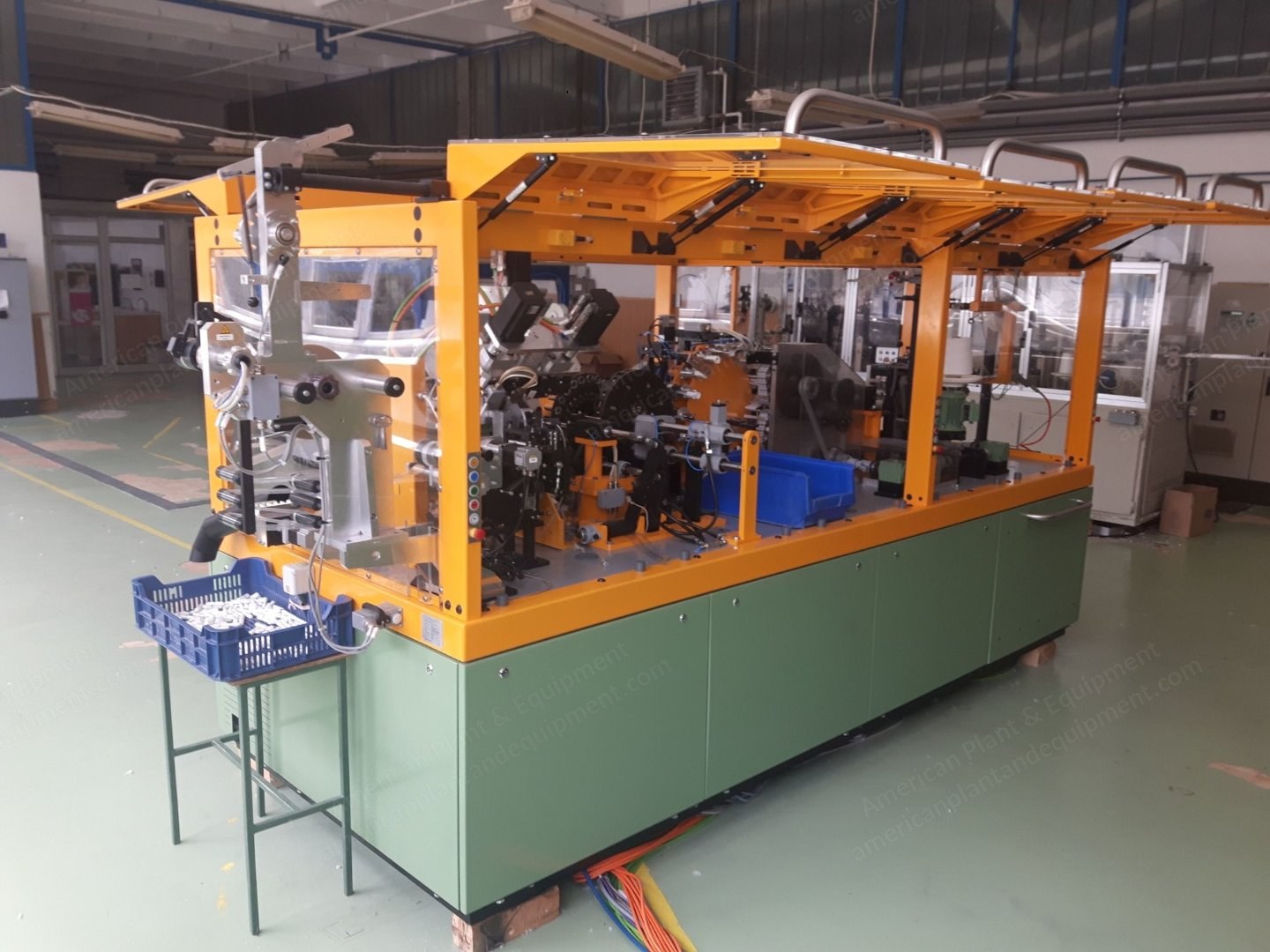 Ruggli, CL-3M, 2005, Tampon Machine, with Non-Woven Section, Knotter, Tampon Press