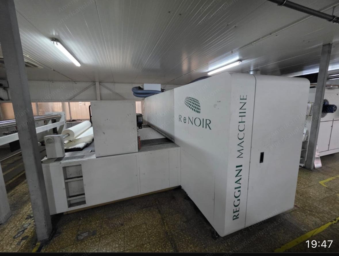 Reggiani, Unica, 2011, 1800mm Working Width, 12 Colors, 2 Chambers, 4 Burners, 3 Passes