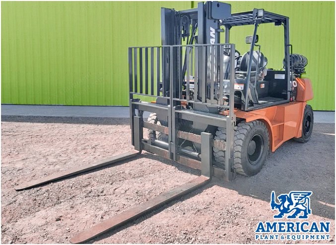 Doosan, G70S-5, Forklift, 15000 lbs Capacity, 120 inch Max Lift, Propane, Solid Tires