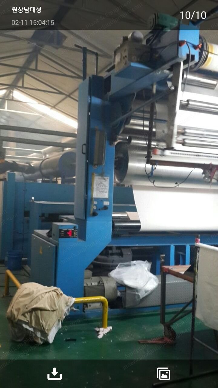 Eh-Hwa Oil Stenter, 2004, 2400mm Working Width, 9 Chambers, Pin Chain