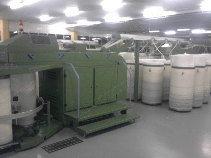 Truetzschler, Complete Open End Plant, 2002, 1560 Rotors, 8x DK903 Cards, 5x Autocoro 312