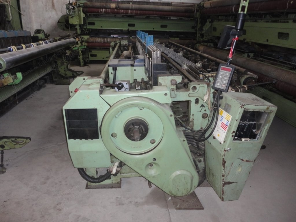 Sulzer, P7100 MW, 3630mm Working Width, 10 Shafts, Twin Beams