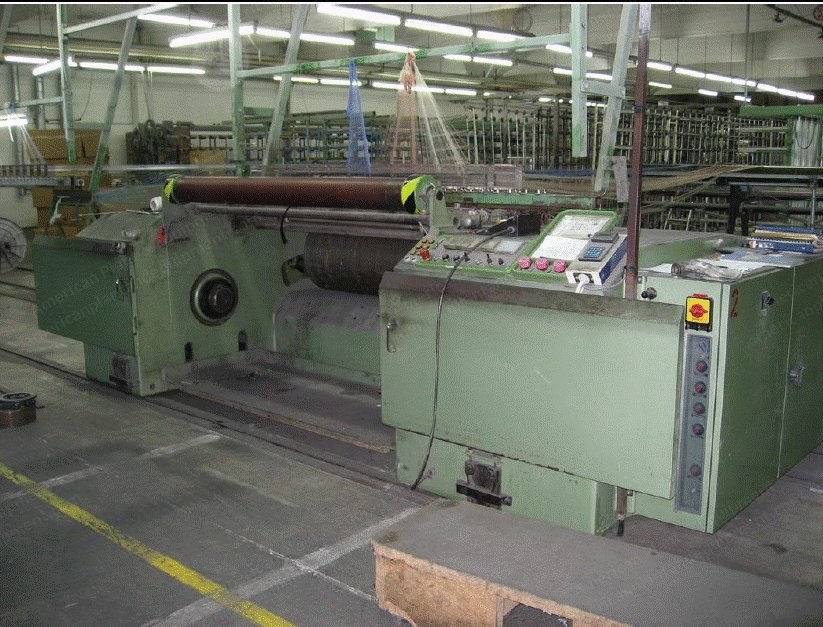 Karl Mayer, DS65/32, 1997, 2200mm Width, 2000mm Net Working Width, 800mm Flange Diameter, 2 Creels