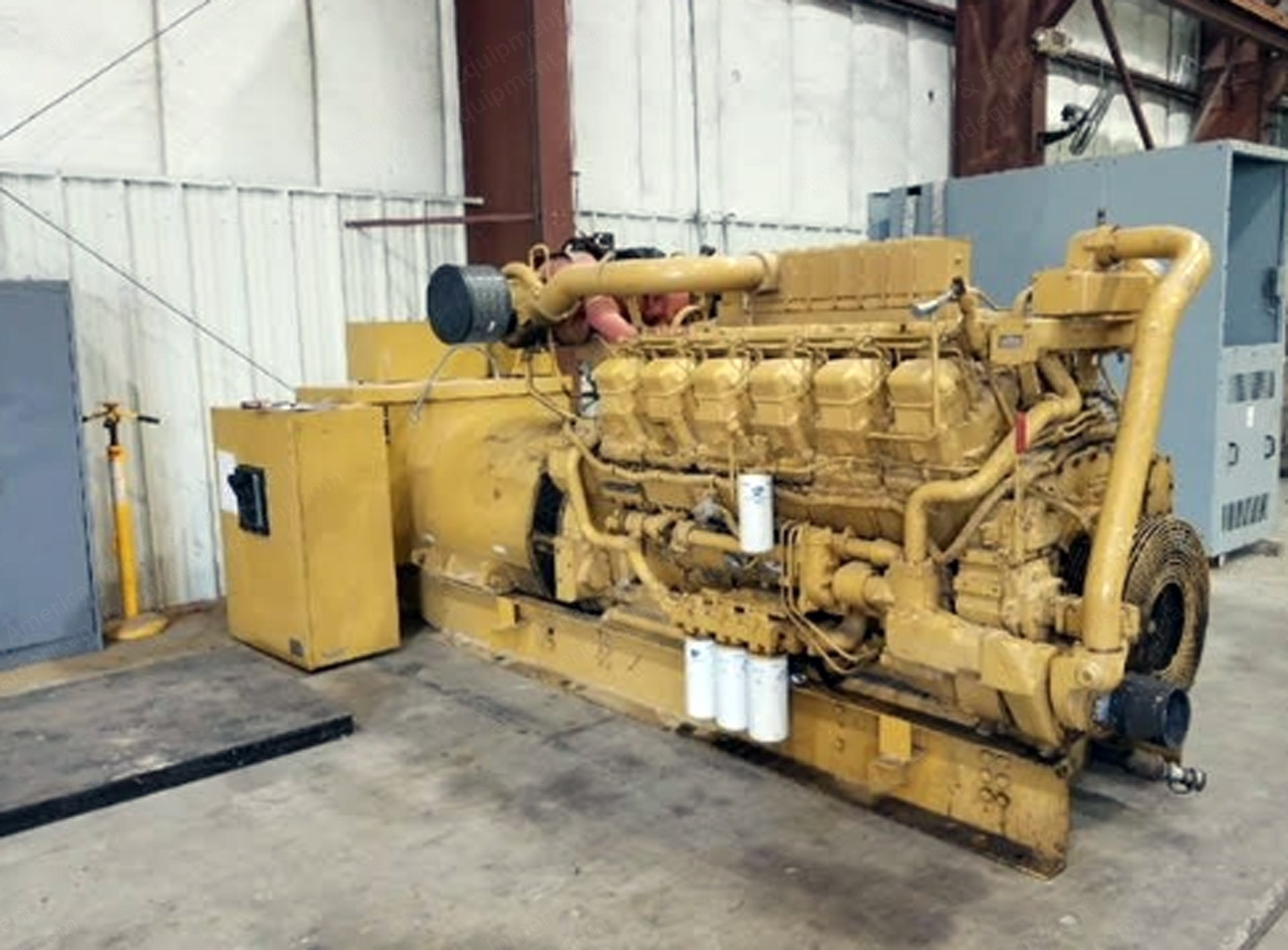 Caterpillar, 3512, Diesel Generator Set, 1400kW, 480V, 60Hz, 1800 RPM