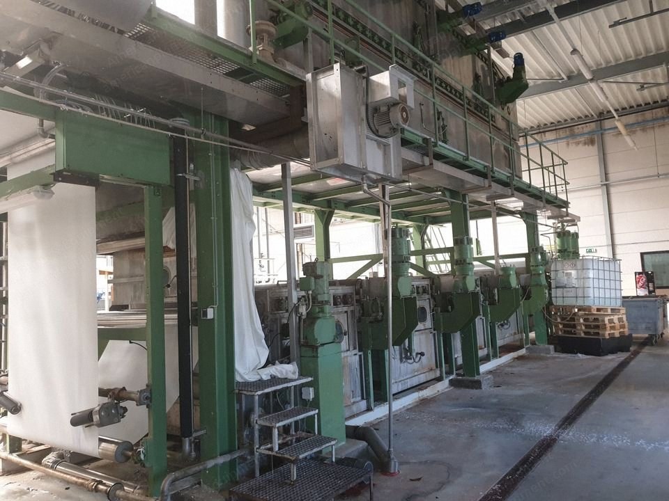 Brugman Bleaching Line, 1992, 2000mm Width, 24-120 m/min Speed, 9 Compartments