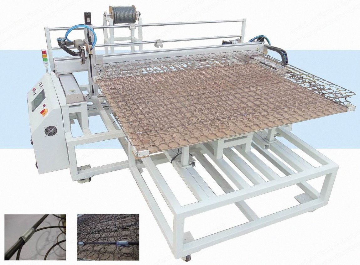 NovaStar, MA100, Mattress Spring Net Edge Nail Beating Machine, 3kW, 3300x3300x1620mm