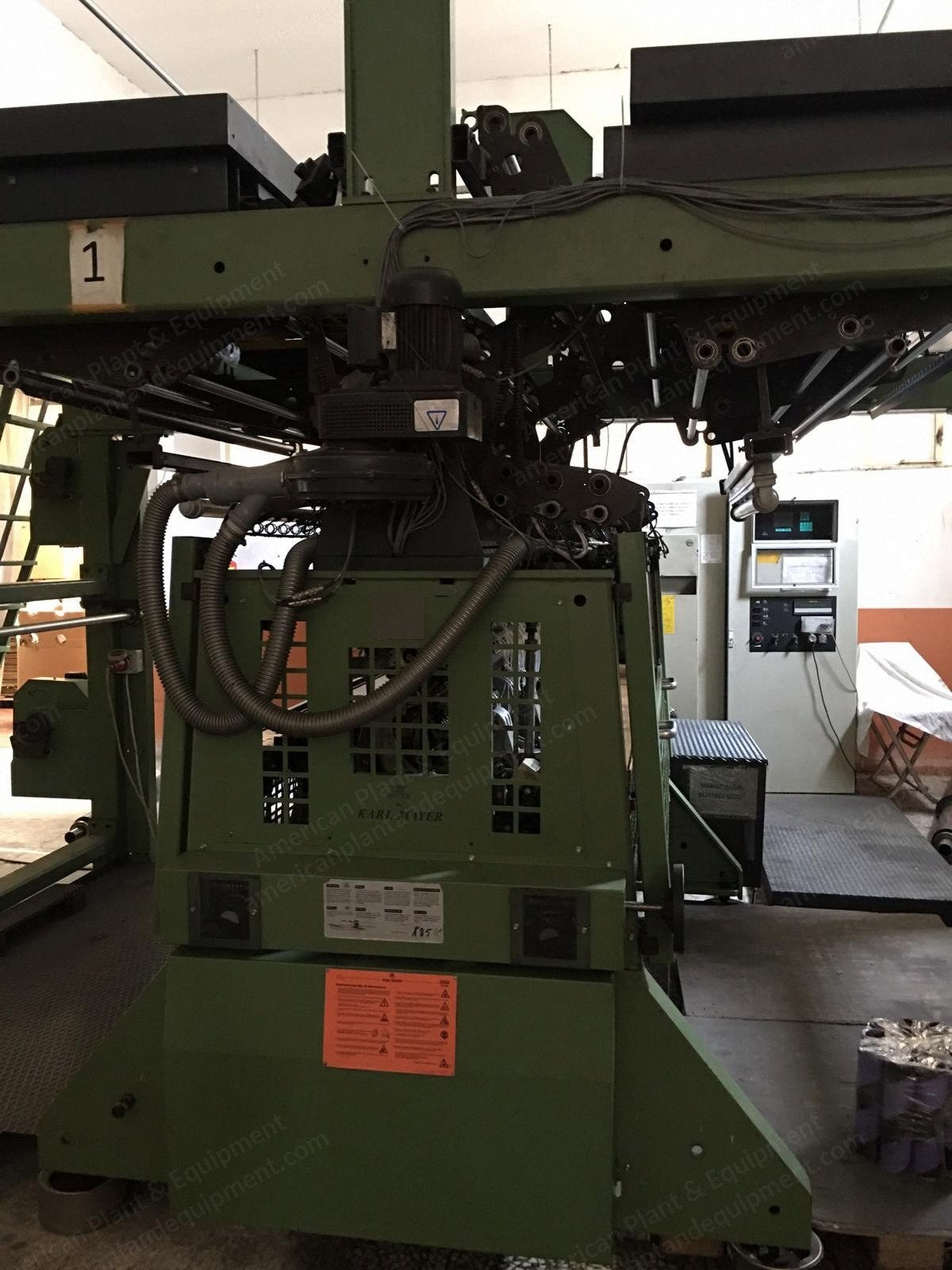 Karl Mayer, RD 7 DPLM-EL, 1999, Raschel Knitting Machine, Width 1950mm (77 Inches), 28 Fines