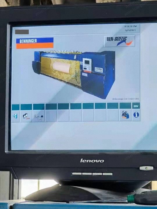 Benninger Sizing Machine, 2007, 2800mm Working Width, Double Tank, 12 Beams