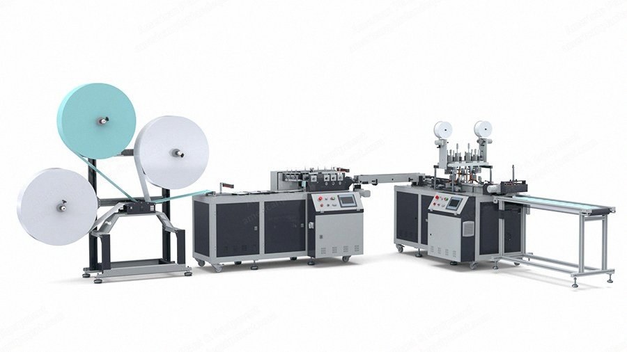 NovaStar, DT-4600, Fully Automatic Disposable Mask Making Machine, 3600 pcs/hr, 3-Ply Fabric Feeding, Omron Control Panel