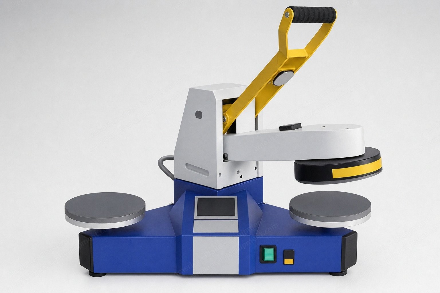 NovaStar, LR135, Label Heat Press, New, 2 Stations, 13 cm Round Plate, 300 kg