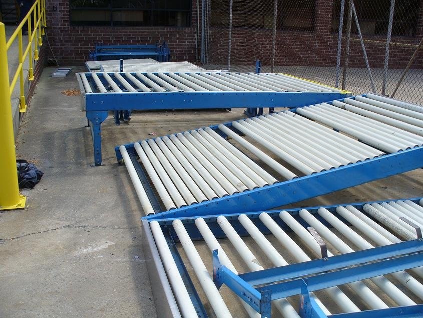 Simmons, Horizontal Mattress Conveyor, 200 ft Total Length, 71.5" Wide, 1 HP Leeson Gear Motors