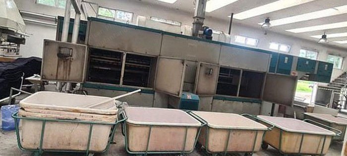 Salvade, 3-Chamber Dryer, 2002, 2600mm Working Width, Steam Heated