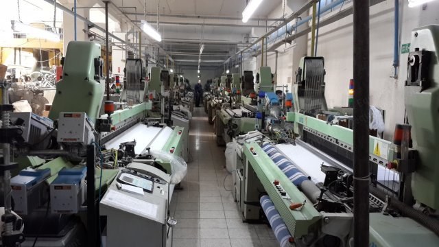 Somet, Thema 11, 1997, Weaving Machine, Width 2100mm, 4 Colors, 8-10 Frames