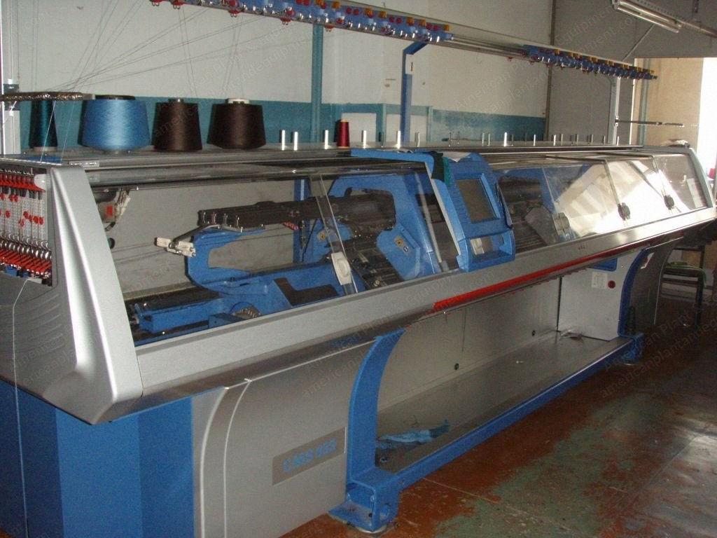 Stoll, CMS 933, 2007, Flat Knitting Machine, 96" Width, Gauge E12/E10/E7/E5