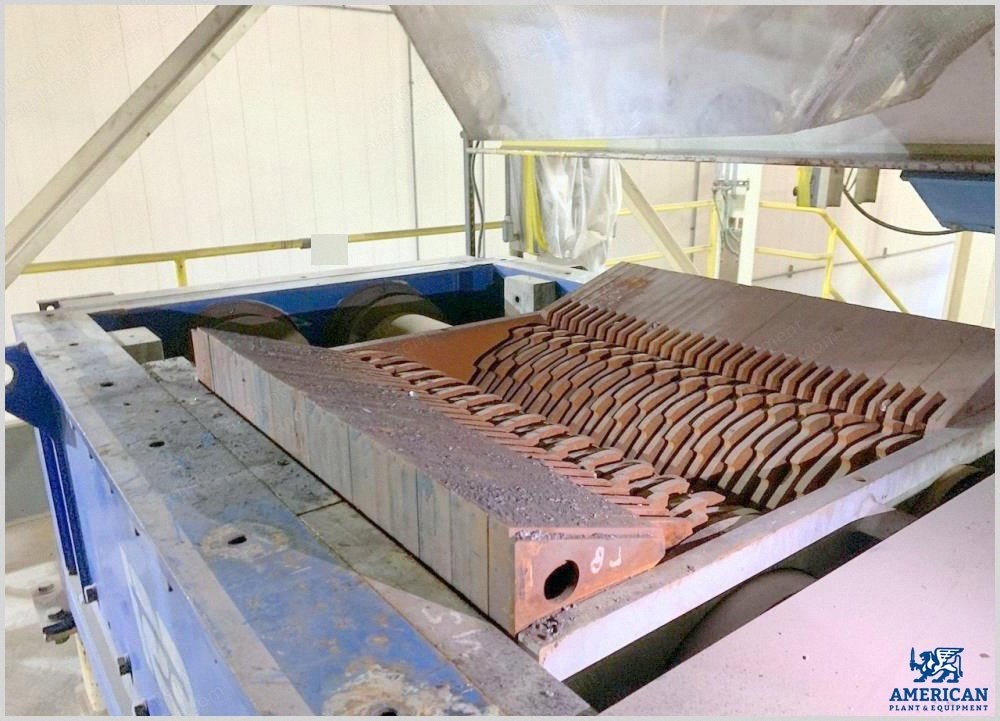 SSI, M100E(63), Dual-Shear Shredder, 200 HP, 41x63in Cutting Chamber, 50mm Cutter Thickness