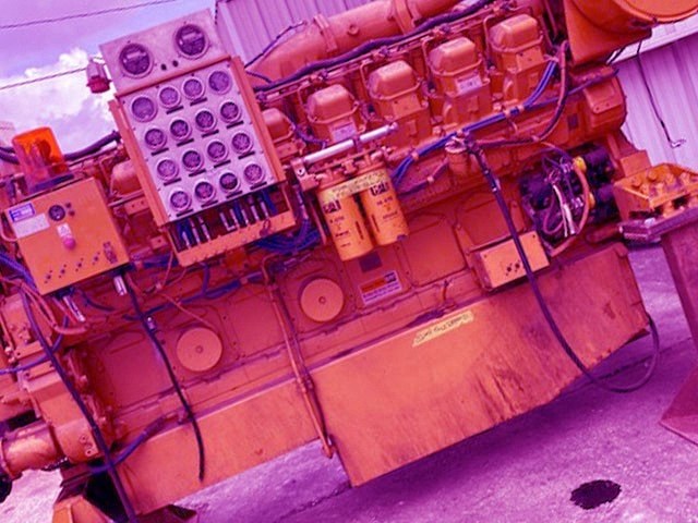 Caterpillar, 3516 DITA, 1993, 2200HP, 1800 RPM, Diesel Marine Engine