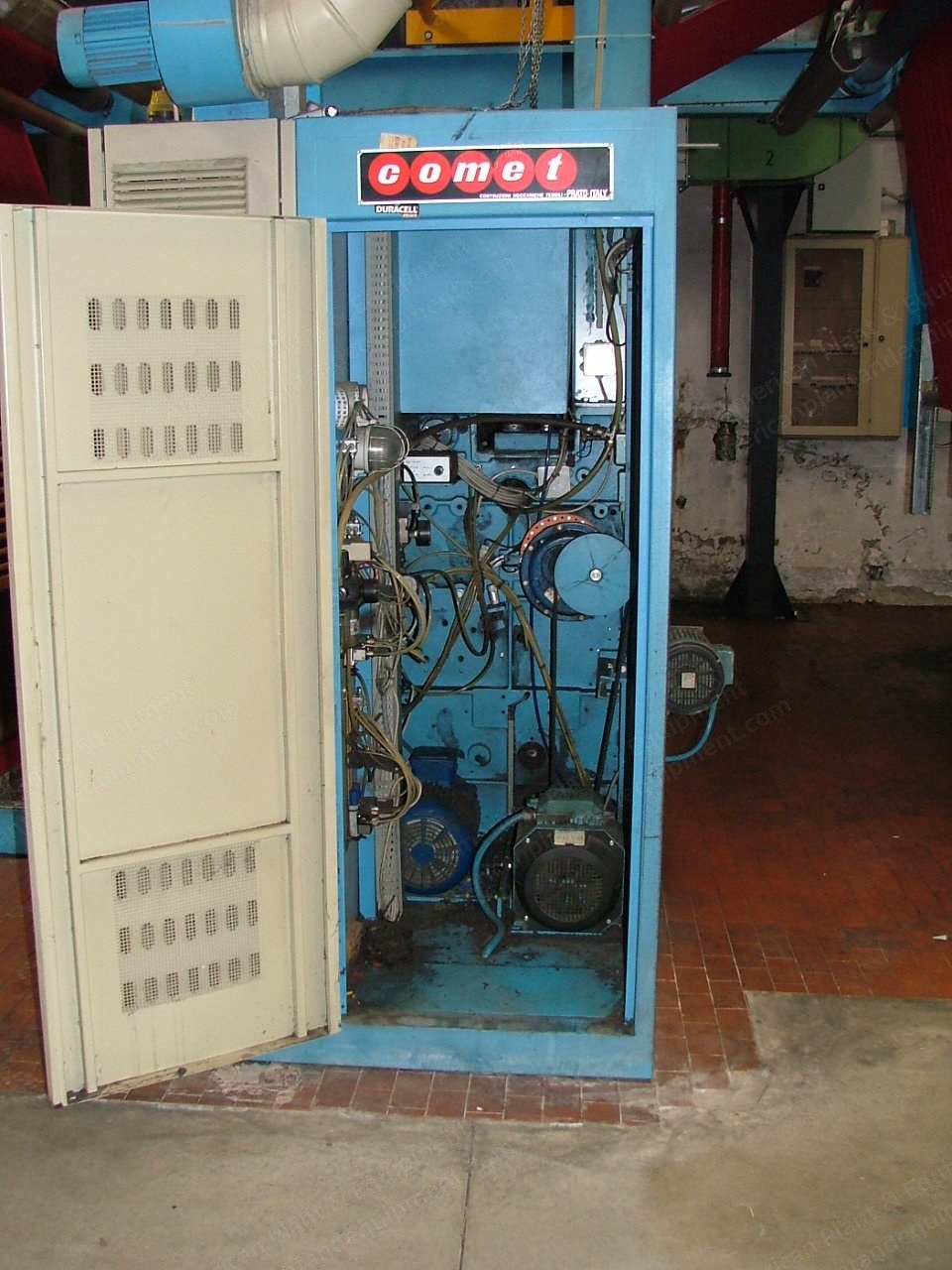 Comet, Orion 2000, Shearing Machine, 2000mm, with Centering and Decurling Unit, Metal Detector, Dust Suction Plant