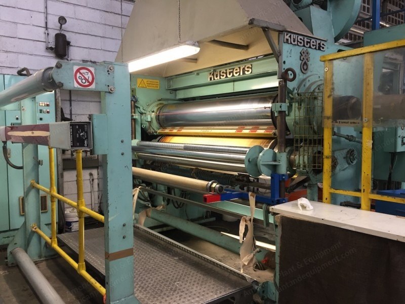 Kusters, 212.50-1800, 2-Roll Calender, 1900mm Working Width, 50 Ton Pressure
