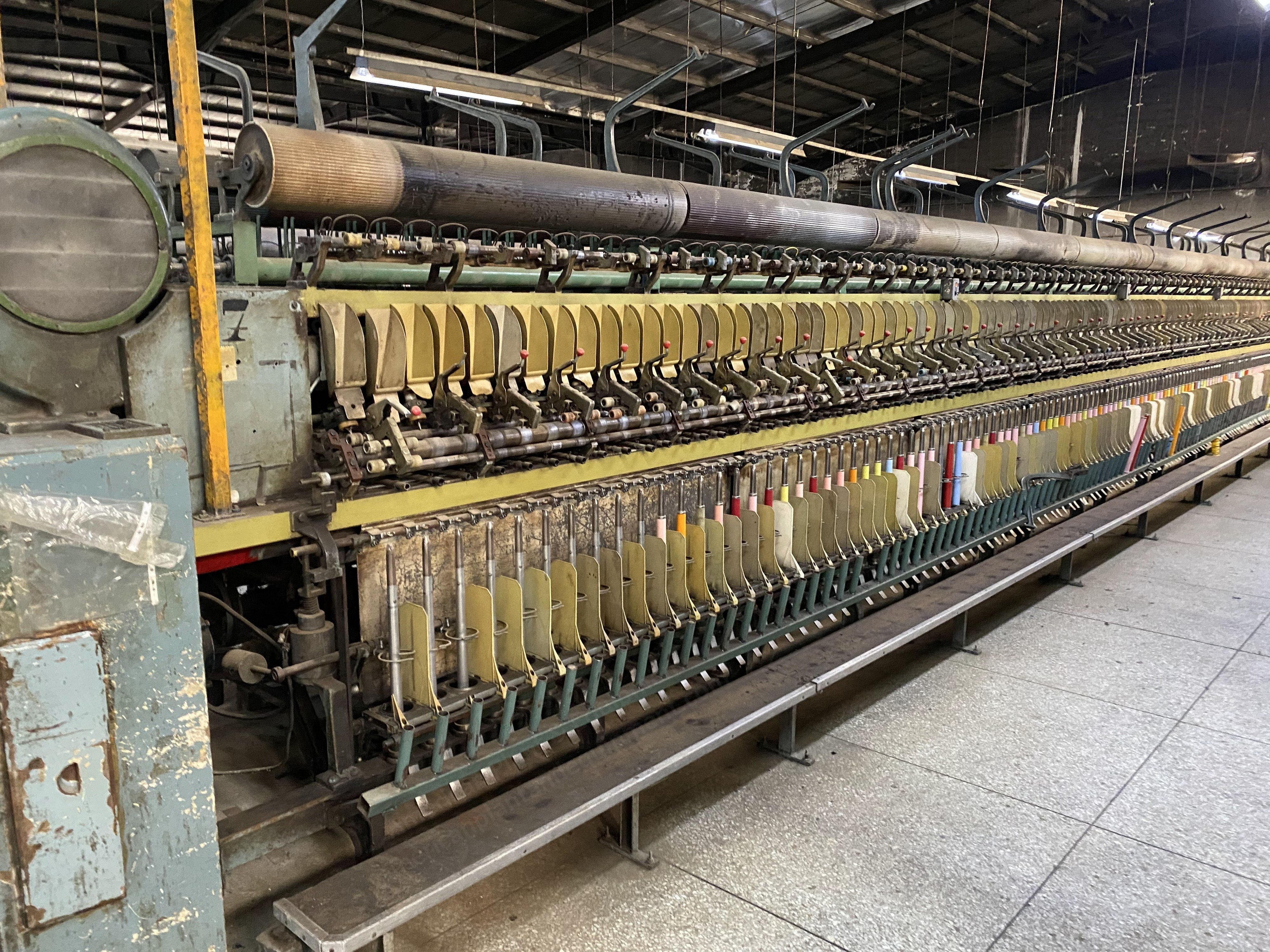 Gaudino, Woolen Ring Frame, 472 Spindles, 75mm Ring Diameter, 350mm Tube Height