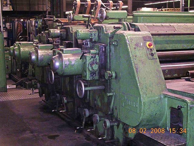 Peters, ZDRS, 1969, 2-Color, 2600x1300mm Max Sheet Size, Printer Slotter Box Machine