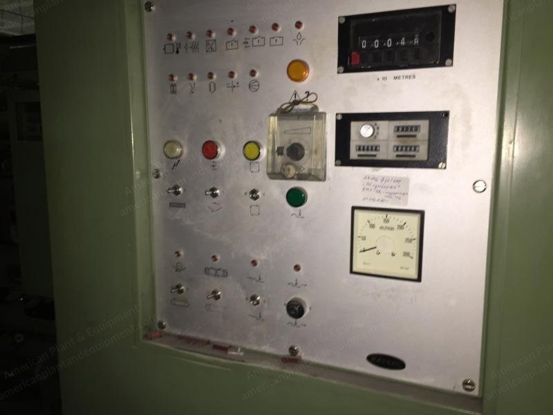 NSC, FMV-32 Series 1, 1989, Vertical Finisher, 20 Bobbins, 70x300mm Tube Diameter, Creel for 20 Cans