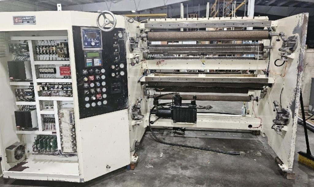 Dusenbery, Model 835-30, 1996, 62" Width, 30" Rewind Diameter, 2500 lbs Capacity