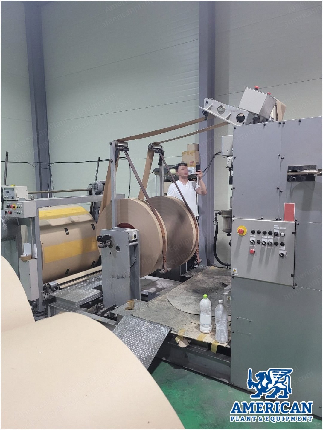 Newlong, 2036TS+508HS, 2008, Roll Fed SOS Bag Making Machine, Flat Strap Handle, Bag Width 200 to 360mm