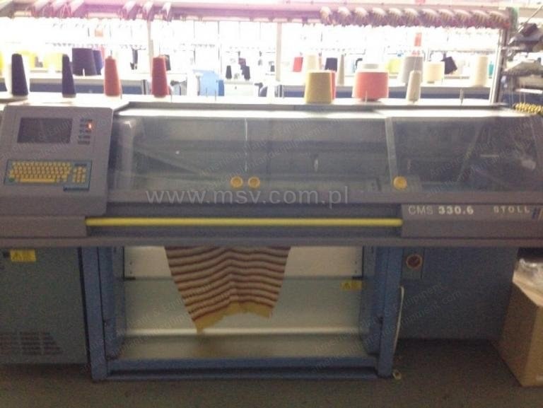 Stoll, CMS 330.6, 1997, Flat Knitting Machine, Gauge E-5