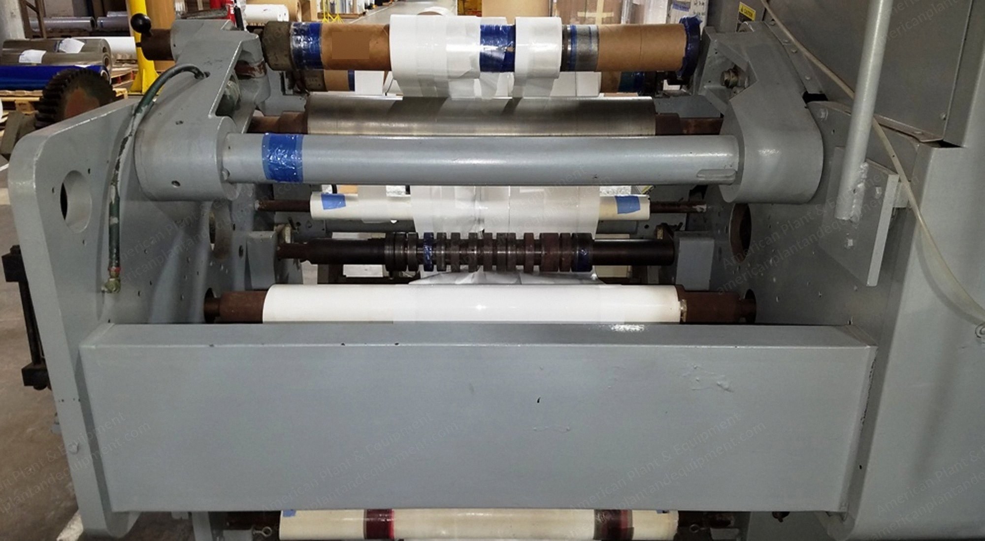 Dusenbery, Model 260, Surface Center Duplex Slitter Rewinder, Width 26", Max Rewind 24", 1000 FPM
