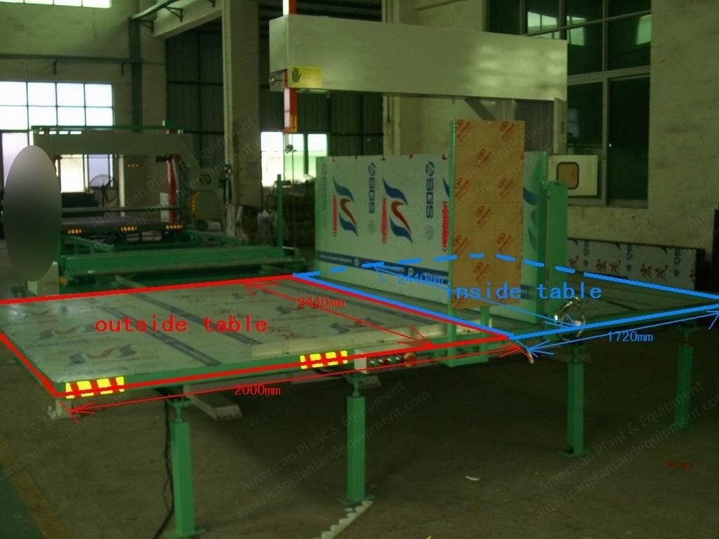 NovaStar, FN282, Vertical Foam Cutting Machine, 1720x2440mm Worktable, 1200mm Cutting Height, 1.74kW