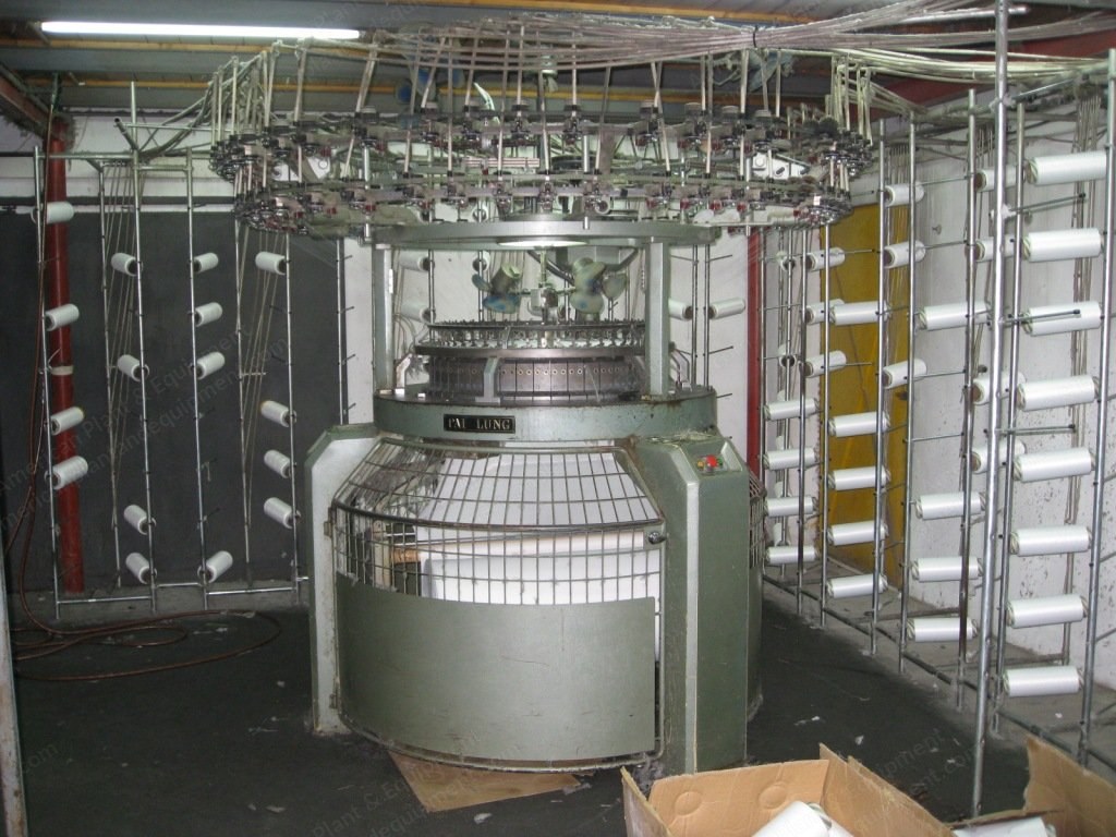 Pai-Lung, Terrot, and Interlok Circular Knitting Machines, 16" to 34" Width, 15 to 28 GG, 9-Machine Package