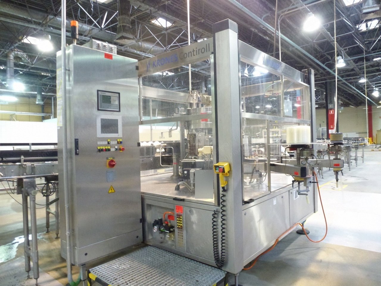 Krones, Contiroll, 2000, PET Bottle Labeler, 24000 BPH, Hot Glue, Siemens S7 PLC