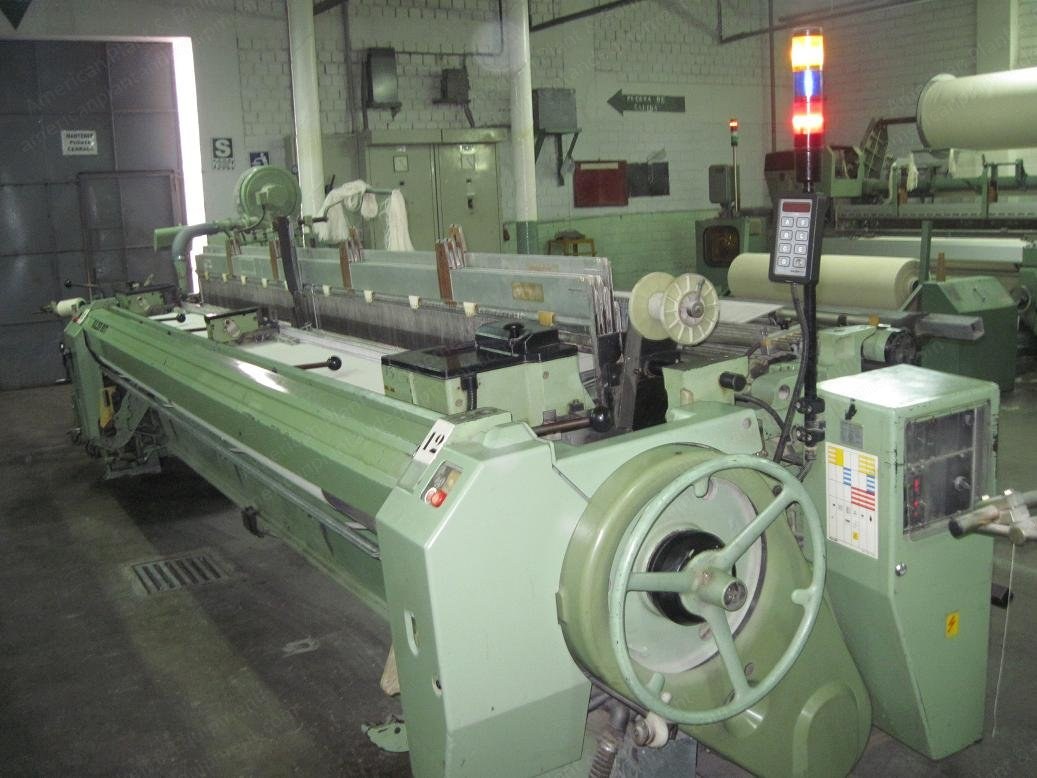 Sulzer, P7100, Cam Loom, 3600mm Working Width, 1-1 Mixer, 8 Frames, Center Tucker