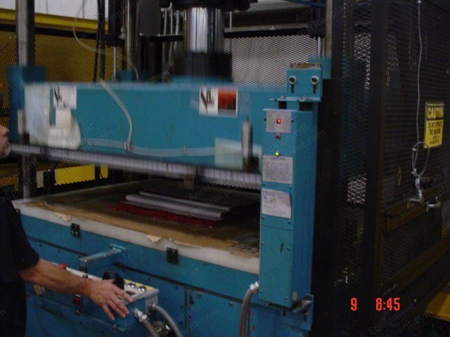 Bruno, FH-150, 150 Ton Down Acting Press, 44" Deep x 68" Wide, 16" Opening