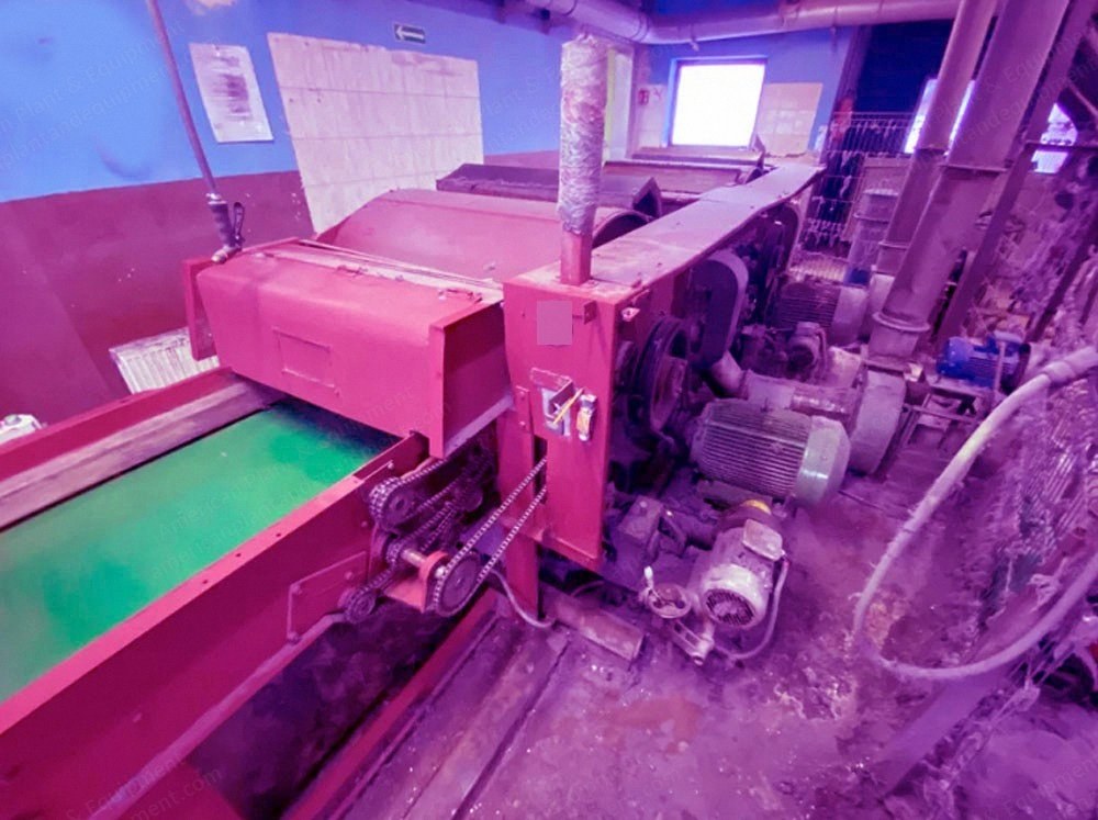 Befama, AC 40, 2-Drum Textile Shredder, 800mm Table Width, 1000mm Drum Width, 150-300 kg/h Capacity