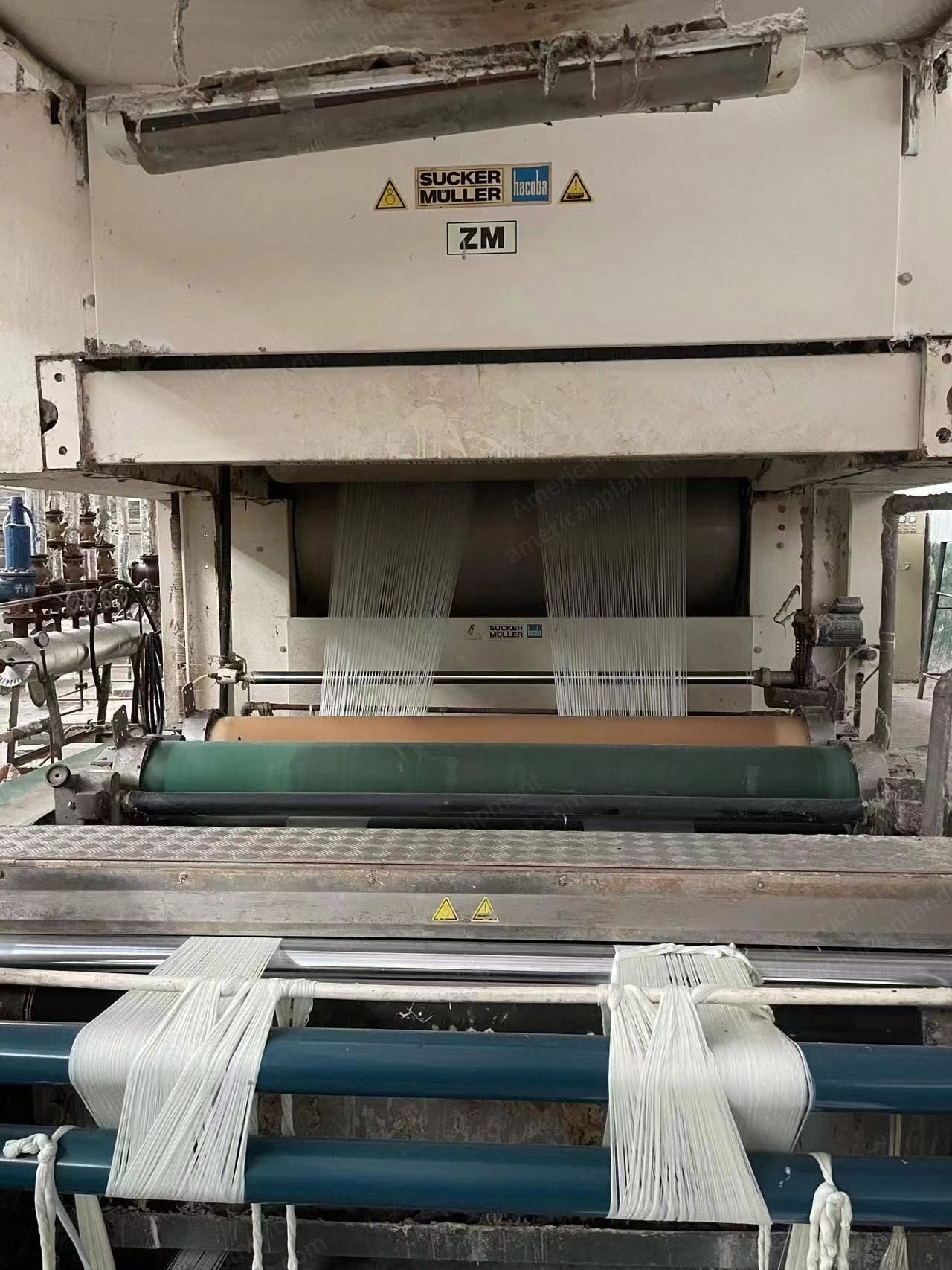 Sucker Muller, Sizing Machine, 2002, 3600mm Width, 12 Cylinders, 2 Size Boxes