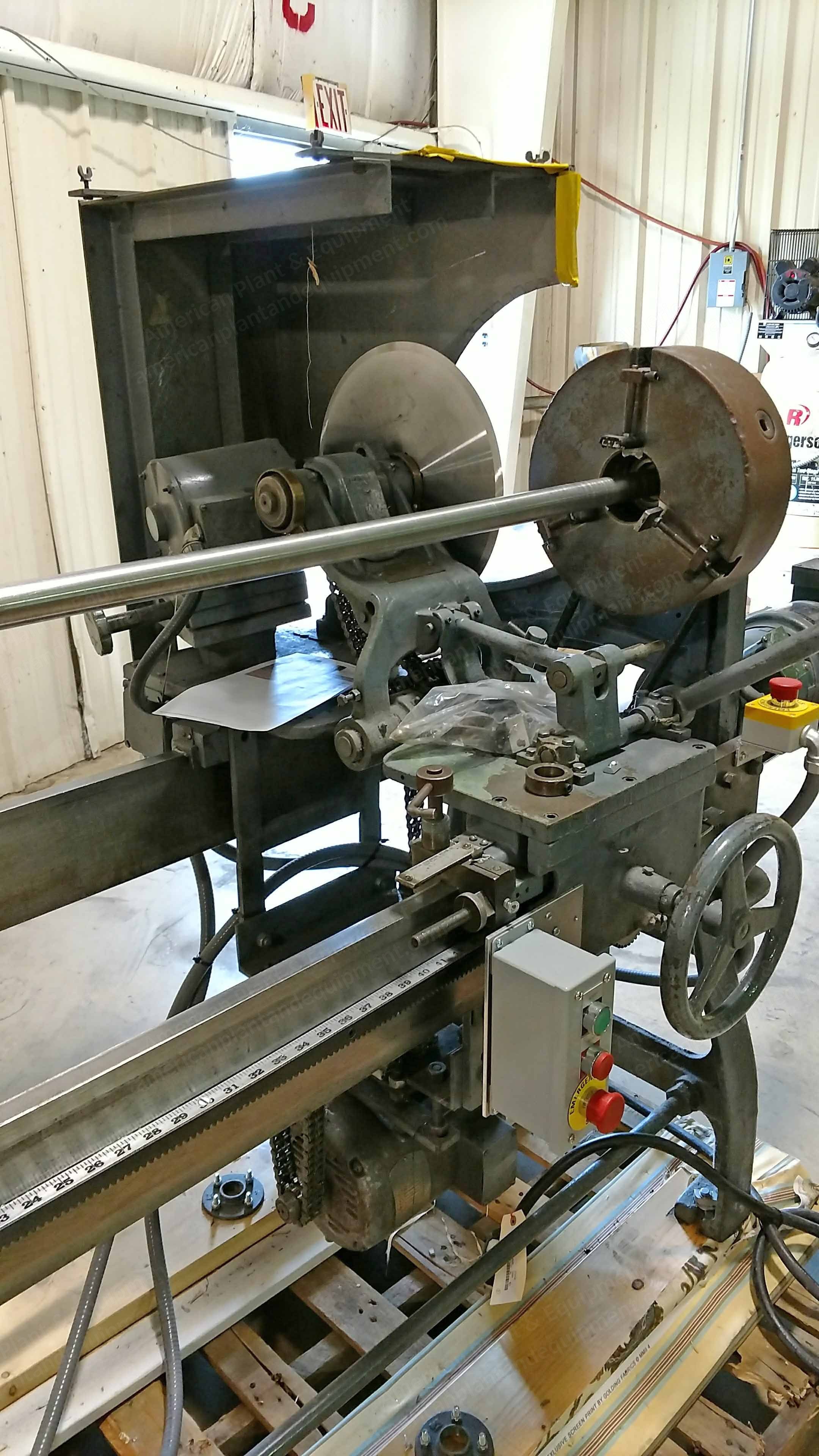 Judelshon, 360, Baloney Roll Slitter, 112 inch Shaft Width, 15 inch Blade, 220V