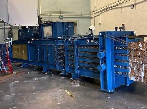 IPS, AT864-30, 2009, 30 HP Motor, 8" Cylinder, 41" x 60" Feed Opening, Auto Tie Baler