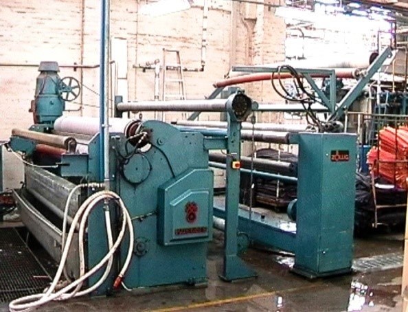 Eduard Kusters, 222.53 - 3000, 1969, Pad Mangle, 3000mm Working Width, with Zollig Batchwinder