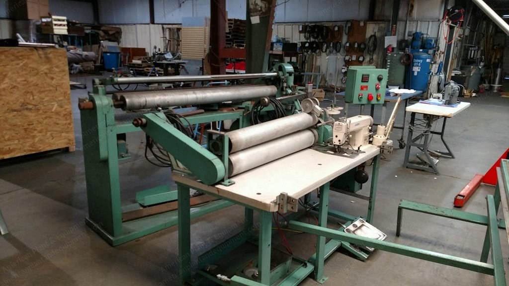 Utica, Bias System, 72" Fabric Width, 36" Once Sewn, with Doubler, Sewing Unit, Turn Buckle & Bias Cutter