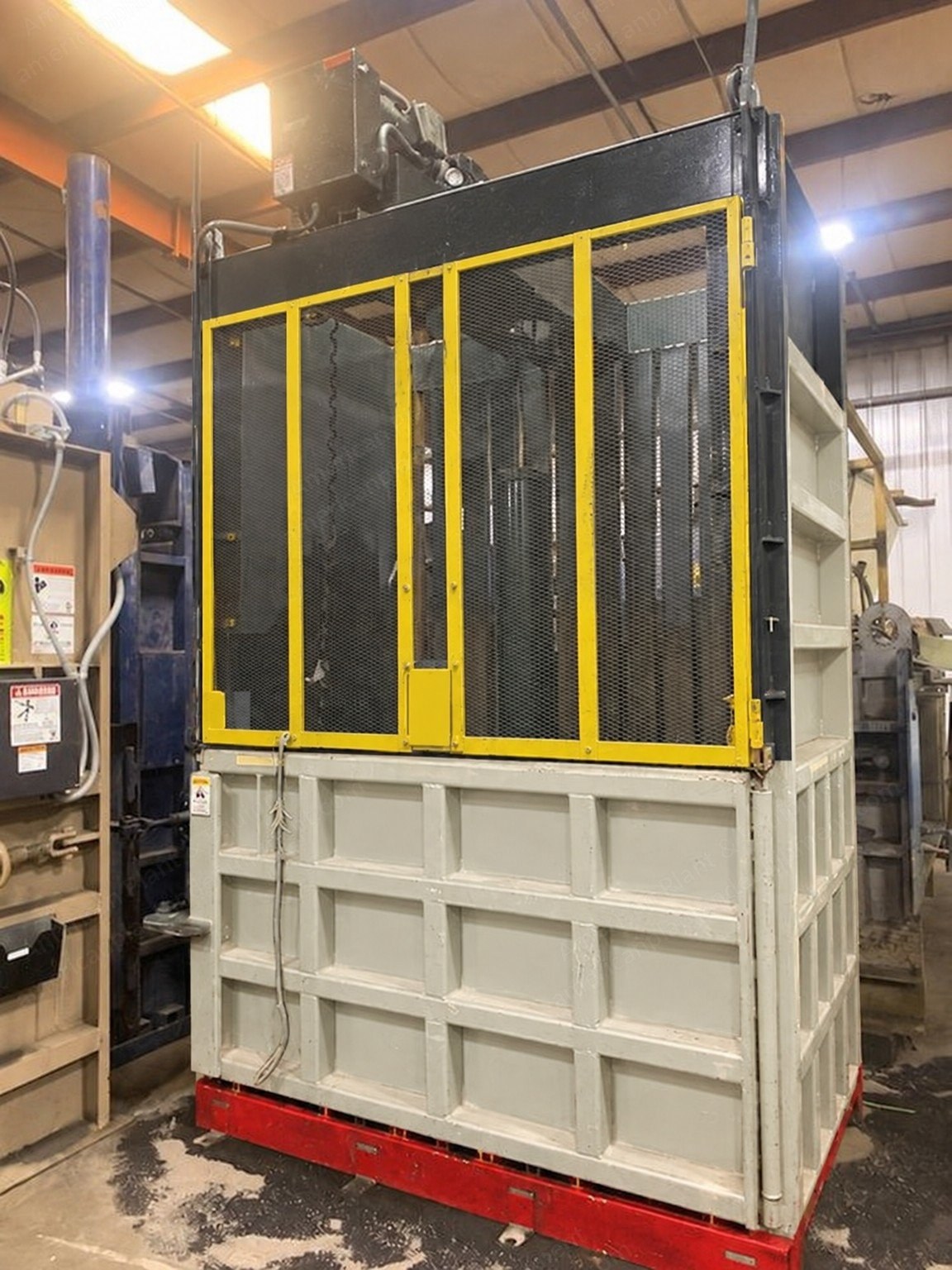 Epco, EX-2000, Deep Chamber Vertical Baler, 15 HP, 7 inch Cylinder, 72x48x44 inch Feed Opening