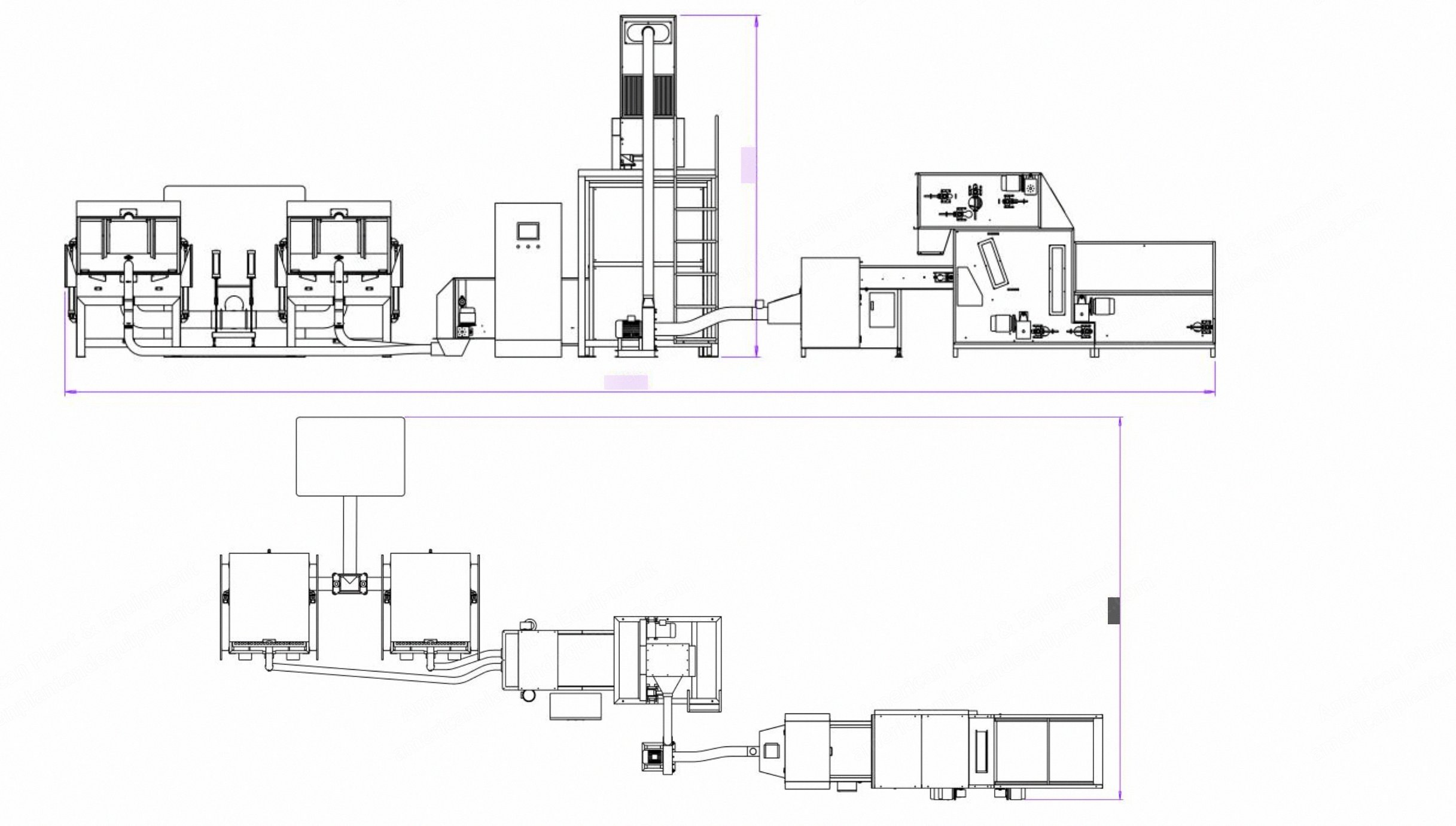 NovaStar, PC338, Automatic Pillow Production Line, Capacity 150 to 200kg/h, 380V