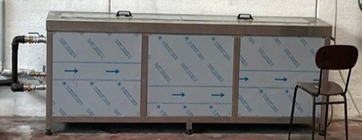 Moroni Ultrasuoni, Sonox 90 SP, 2020, 2200x200x200mm Internal, 33 kHz Multifrequency, AISI 316L Stainless Steel