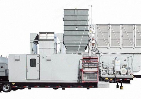 GE, TM 2500+ Gen 8, Dual Frequency 50 to 60Hz, 35 MW, Dual Fuel, Trailer Mounted