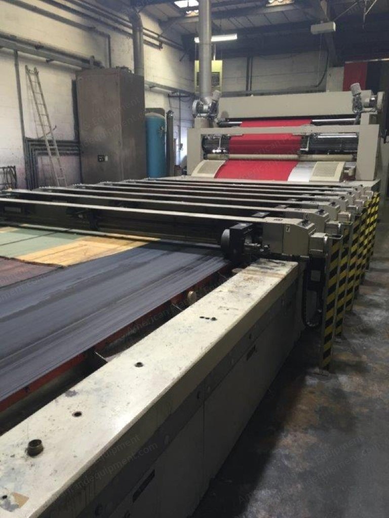 Reggiani, 1996, 2400mm Width, 12 Colors, Gas Fired Dryer