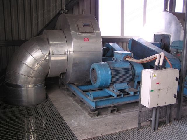 Buhler, Solid State Polycondensation Lines, 1995, 45 to 76.8 T/D Capacity, PET Bottle Grade Resin