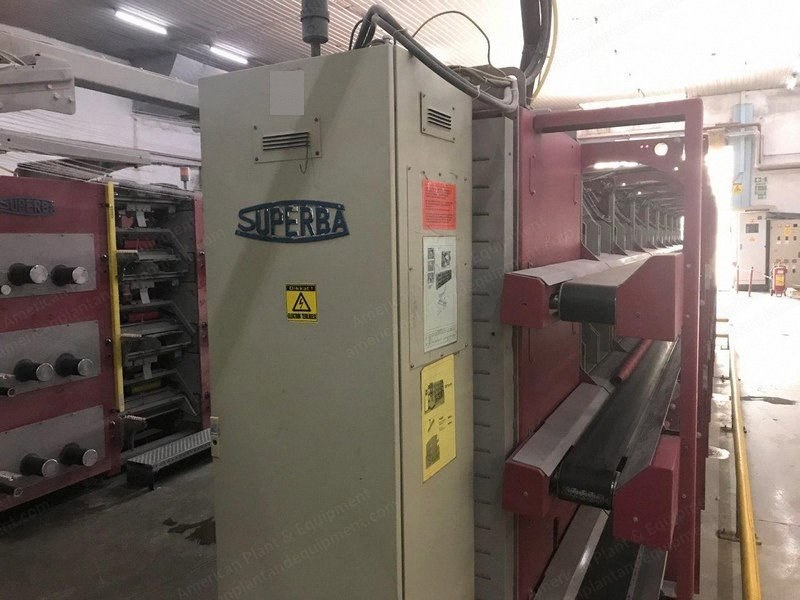 Superba, LV, 2007, Acrylic Yarn Heat Setting Machine, 48 Heads, 3 Tunnels